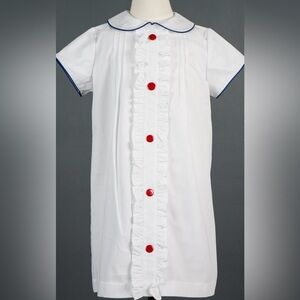 NWT Crescent Moon Red, White, Blue Patriotic‎ July 4th Dress